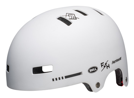 Kask bmx BELL LOCAL matte white fasthouse roz. L (59–61.5 cm) (NEW 2025)
