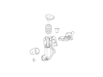 REMOTE HYDRAULIC HOSE KIT - 2000M XLOC FULL SPRINT CONNECTAMAJIG (INCLUDES, BARB