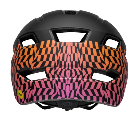 Kask juniorski BELL SIDETRACK MIPS wavy checks matte pink roz. Uniwersalny (50–57 cm) (NEW 2025)