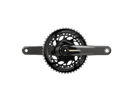 SRAM Kurbelgarnitur Force 2x AXS 177,5mm, 48-35T, Iridescent ohne Innenlager, DUB