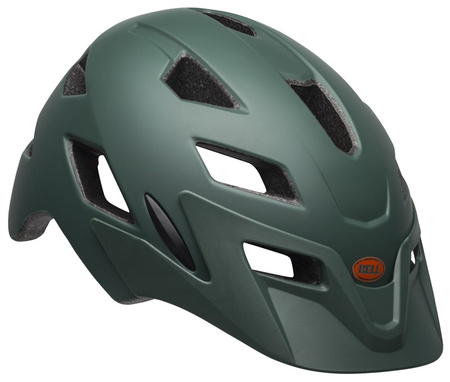 Kask juniorski BELL SIDETRACK MIPS matte dark green orange roz. Uniwersalny (50–57 cm) (NEW 2025)