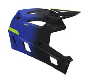 Kask full face BELL FULL-AIR MIPS grid electric blue roz. XL (59-61 cm) (NEW 2026)