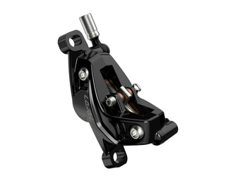 SRAM Bremse Level Silver Stealth - hinte schwarz, 2000mm Leitung, 4 Kolben ohne Rotor/Adapter