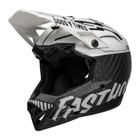Kask full face BELL FULL-10 SPHERICAL fasthouse matte gloss white black roz. XL/XXL (59-63 cm) (WYPRZEDAŻ -50%)