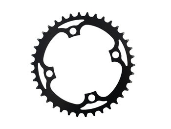 CHAIN RING MTB 38T 104 SS STEEL MATTE BLACK
