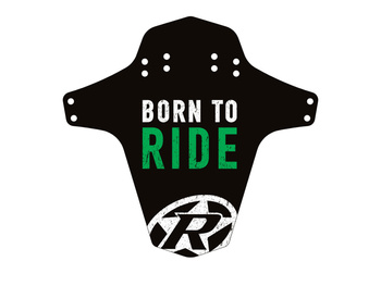 REVERSE Mudfender Born to Ride (Black/Neon-Green)