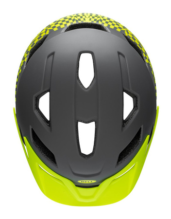 Kask juniorski BELL SIDETRACK wavy checks matte retina sear roz. Uniwersalny (50–57 cm) (NEW)