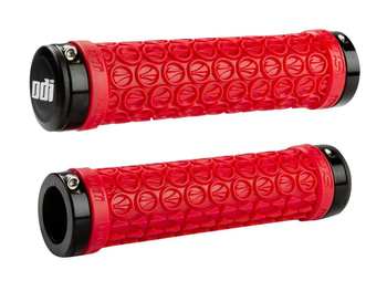 ODI MTB grips SDG Lock-On red, 130mm black clamps
